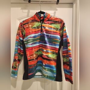 YLG Breckenridge Outdoor Trading Co 1/4 zip. Vibrant colors and giving Ski Vibes